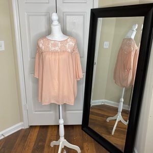 Crochet Neck Blouse